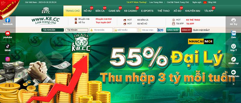 Hướng dẫn cách nạp tiền vào tài khoản trên trang web game 6M88 - 6M88